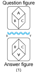 Non verbal reasoning, water images practice questions with detailed solutions, water images question and answers with explanations, Non-verbal series, water images tips and tricks, practice tests for competitive exams, Free water images practice questions